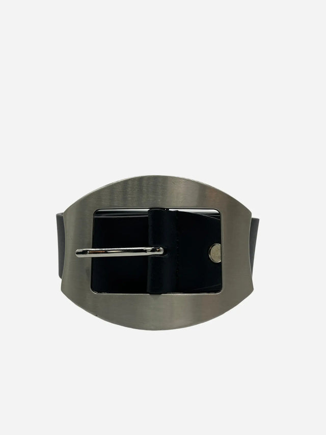 Vintage Leder Gürtel Schwarz