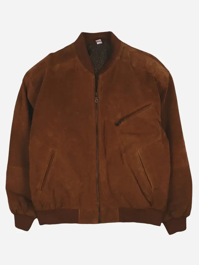 Vintage Suede Lederjacke (XL)