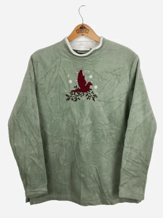 “Bird” fleece sweater (S)
