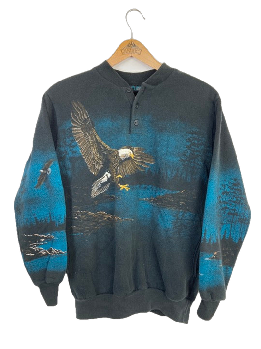 “Eagle” button sweater (S)