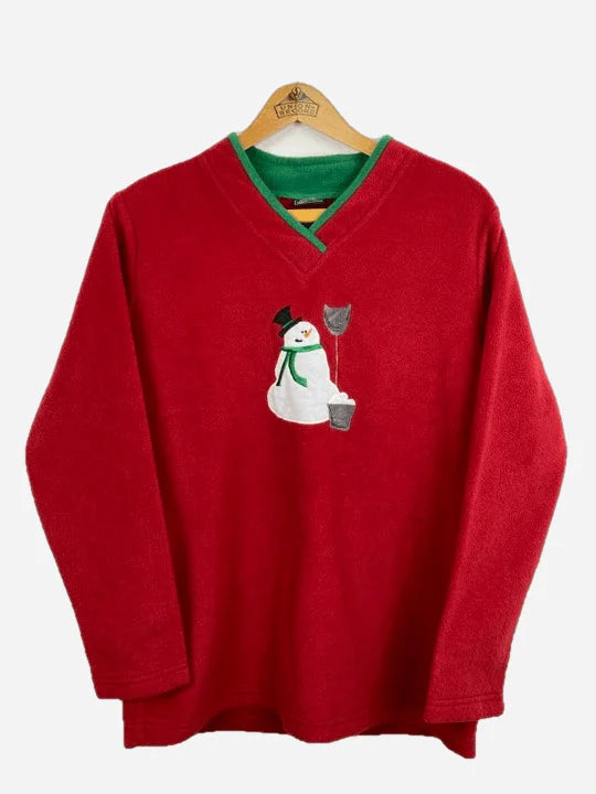 Snowman Fleece Sweater (S)