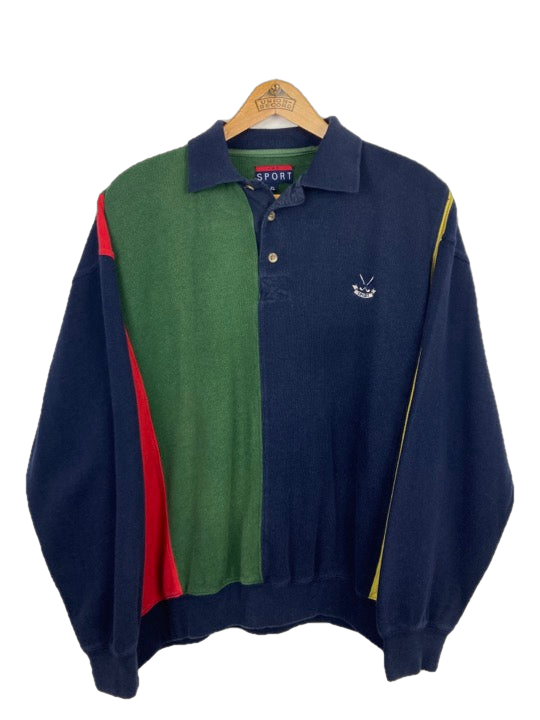Sport Button Sweater (M)