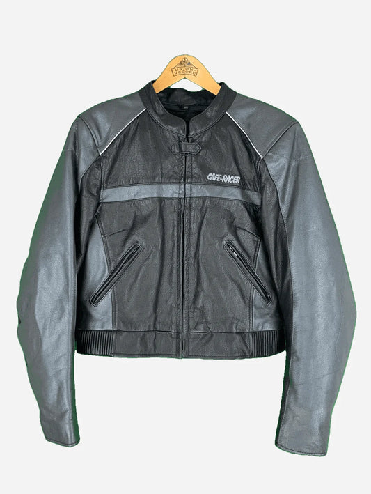 Cafe Racer Leather Jacket Biker (M) 42