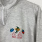 “Red Sea” half-zip sweater (S)