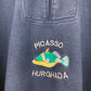 “Picasso Hurghada” half-zip sweater (L)