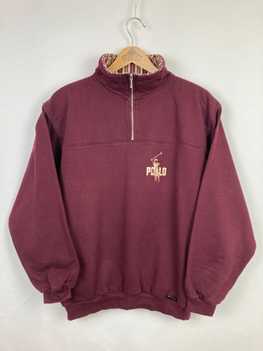 Trigema “Polo” Halfzip Sweater (S)