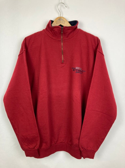 “New York” half-zip sweater (L)