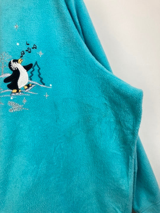 “Penguins” fleece sweater (XL)