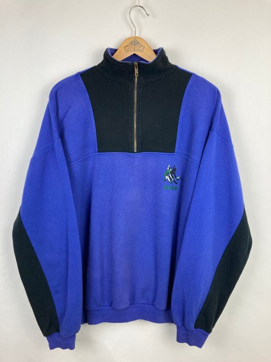 “Double” half-zip sweater (L)