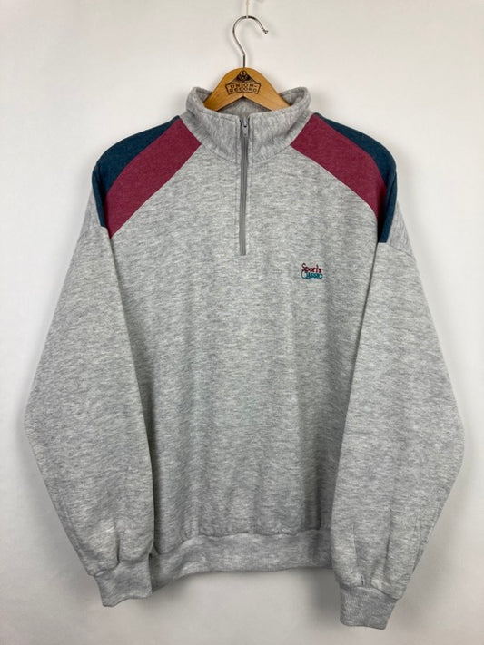 “Sports Classic” half-zip sweater (L)