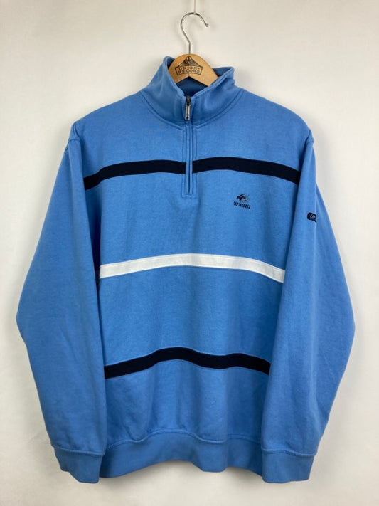 “Cap Gris” half-zip sweater (XL)