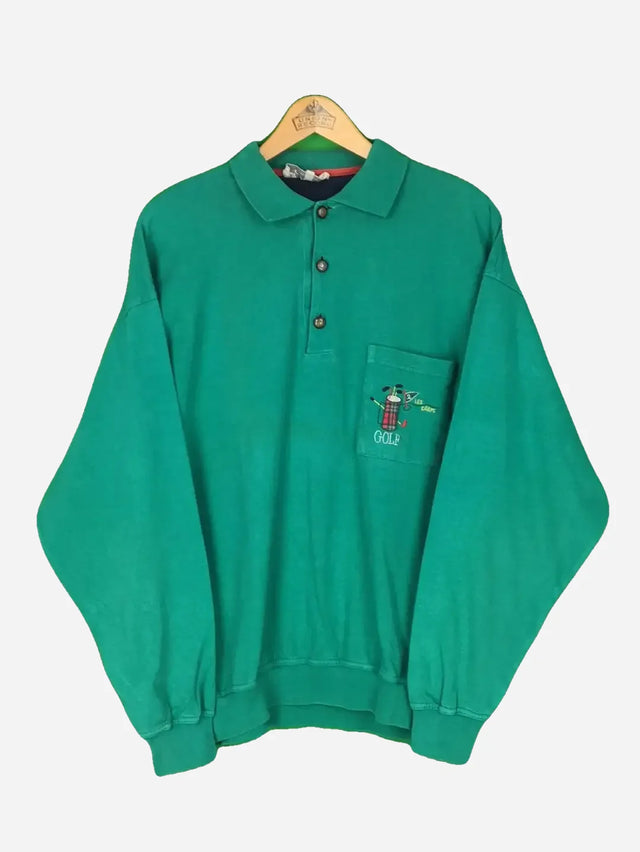 Golf Button Sweater (M)