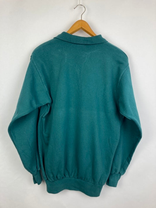 “Sportline” button sweater (M)