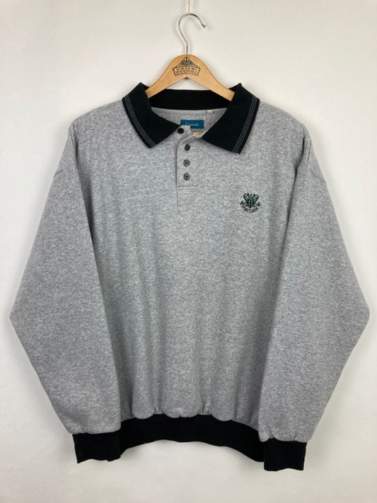 “Sport Classic” button sweater (M)