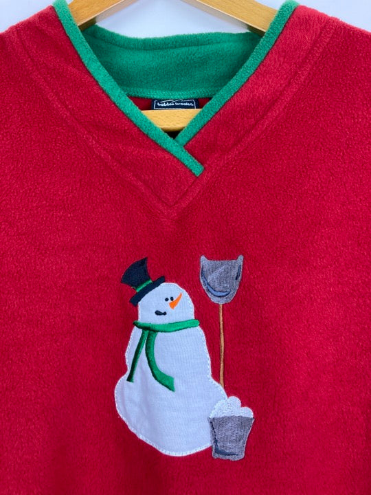 Snowman Fleece Sweater (S)