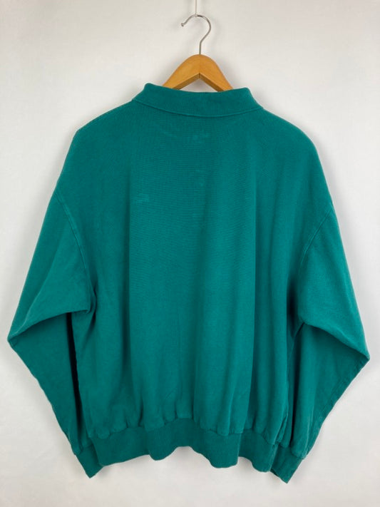 Lacoste button sweater (M)